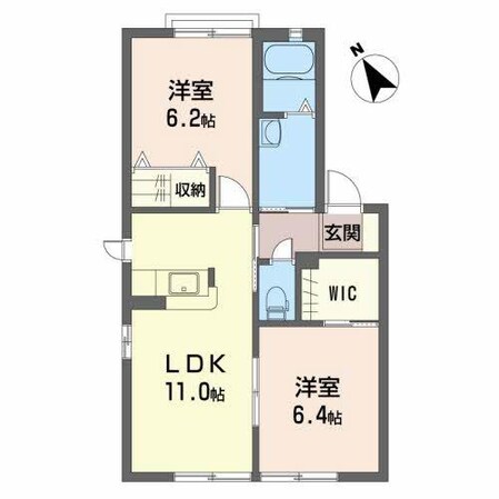 サニーハイツ三番館の物件間取画像